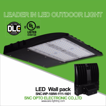 100w dlc ul listed outdoor led wall mounted light wall pack lamp IP65